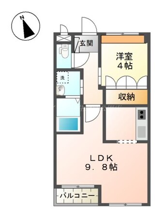 グランディール加藤の物件間取画像